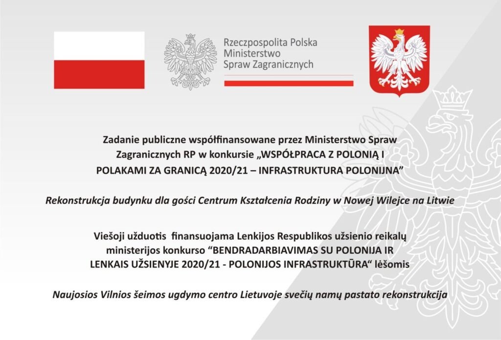 Oznaczenie finansowania lub tablica informacyjna projektu