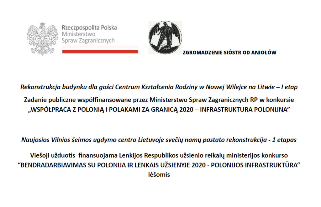 Oznaczenie finansowania lub tablica informacyjna projektu